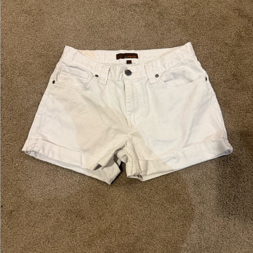 Fossil Women's Classic White Jean Shorts
